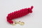Führstrick für Pferde / Pony, Baumwolle, mit Messingclip, 1,8 m, Pink
