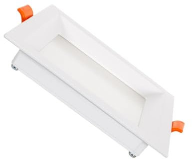 LEDKIA LIGHTING Placa LED 10W Cuadrada Blanco Seleccionable Microprismático Corte 110x110 mm No Flicker CCT