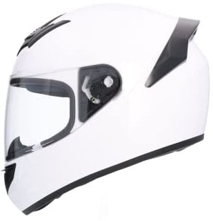 Motorradhelm Integralhelm ECE geprüft SH 850 Battle Größe XXL (63/64) Weiß Helm Herren Damen Helm Unisex