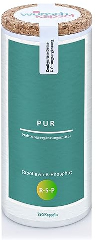Wunschkapsel Riboflavin-5-Phosphat Pur (70 mg pro Tag), 290 Kapseln Inhalt