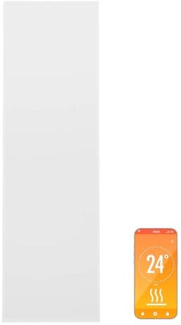 KLARSTEIN Stufa Elettrica Infrarossi Basso Consumo, Pannello Radiante Infrarossi 320W, Telecomando e Timer, WiFi App, Pannelli a Infrarossi Riscaldamento, Pannello Infrarossi per Riscaldamento No CO2