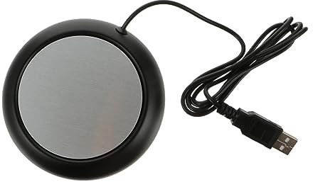 Milisten Charging Coaster for Mug Electric Cup Warmer Safety Materials for Coffee Milk Water Compact Portable Long-Term Use