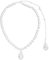 VALICLUD Elegante Rückenkette Silber Mit Perlenanhänger Und Quastendesign Für Damen – Vielseitiges Accessoire Für Hochzeit, Party Und Alltag