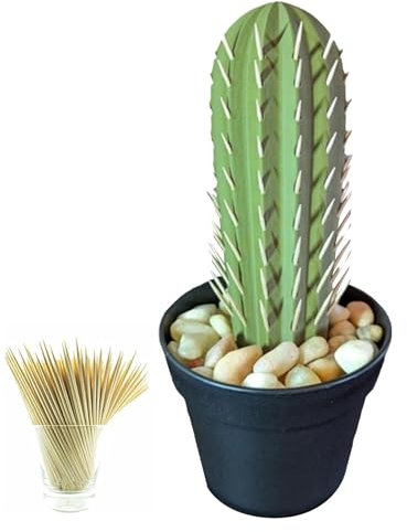 Dispenser Per Stuzzicadenti Per Piante Da Appartamento, 117 Fori Stampato In Porta Dispenser Per Stuzzicadenti A Forma Di Plants, Contenitore Per Stuzzicadenti Plants Per Cucina, Sala Da Pranzo