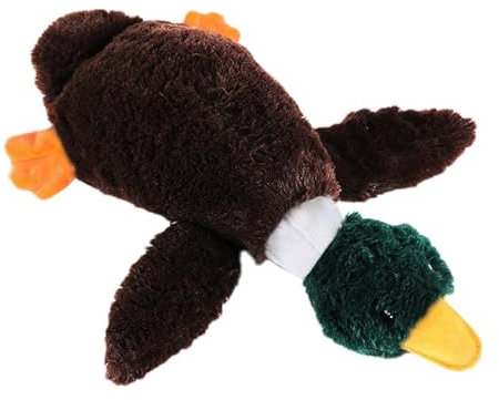 Generisch Enten-Hundespielzeug, Quietscher, Ente, quietschendes Hundespielzeug | Plüsch-Beißspielzeug - Kauplüschspielzeug ohne Füllung für kleine, mittelgroße und große Aggressive Hunde