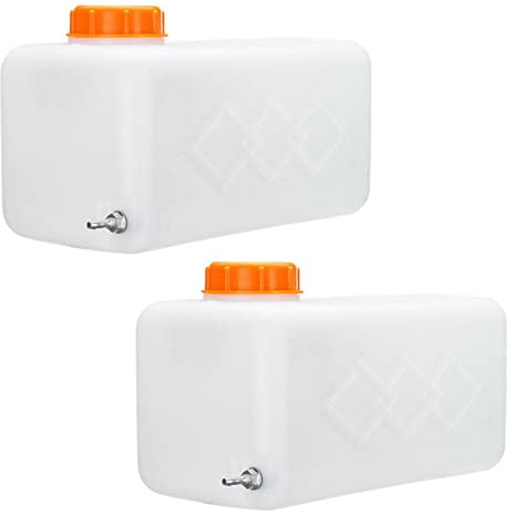 Fegtrtyoa 2X 5.5L Plastic Air Parking Heater Tank Gasoline Oil Storage for Truck Caravan Oil Gasoline Tank