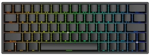 IROK ND63PRO Rapid Trigger Magnetic Switch Keyboard, 60% TKL Hot Swapped Mechanical Keyboard, OKT Azure Switches RGB Programmable Wired Gaming Keyboard for Win/Mac Gamer-Black