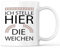 Tasse mit Spruch Weichen Stellen Bahner Bahnverkehr Becher Weichenwärter Bahn Eisenbahn - lustiges Geschenk - Kaffeebecher als Geschenkidee - Kaffeetasse 330ml - Weiss