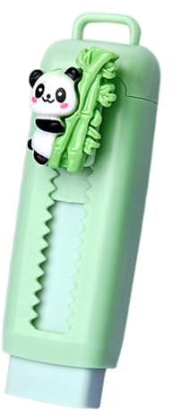 Radiergummi, Cartoon-Panda-Bleistift, Push-Pull-Radiergummi, für Kinder, einziehbar, Schulbedarf, Gummi-Studenten, Schreibwaren für Büro, Partygeschenke