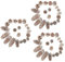 DIYEAH 3 Sätze DIY handgefertigte Materialien künstliche Weihnachtsdekoration Pine Cones bastelset bastelsets für dekorativer Tannenzapfen in Loser Schüttung