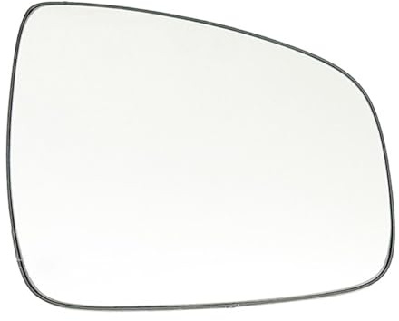 Heated Wing Mirror Glass, Front Door Wing Mirror White Glass With Backing Plate Replacement for Renault Dacia Duster Logan Sandero Symbol (Right)