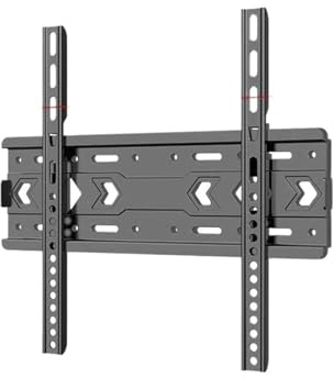 Supporto TV Universale, Fisso Da Parete For La Maggior Parte Dei Televisori Piatti/curvi 32-65 - A Basso Profilo Inclinato Di ±15°, Staffe Universali VESA 400 X Mm(With Tile)