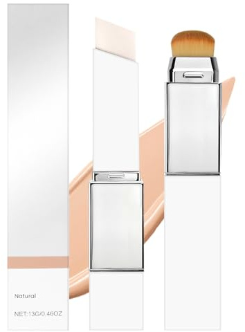 Color Changing Foundation Stick, Korean Foundation Make up mit Bürste, Feuchtigkeitsspendende Farbwechselndes Foundation-Stick Leichte Abdeckcreme Cremestift für Alle Hauttypen.