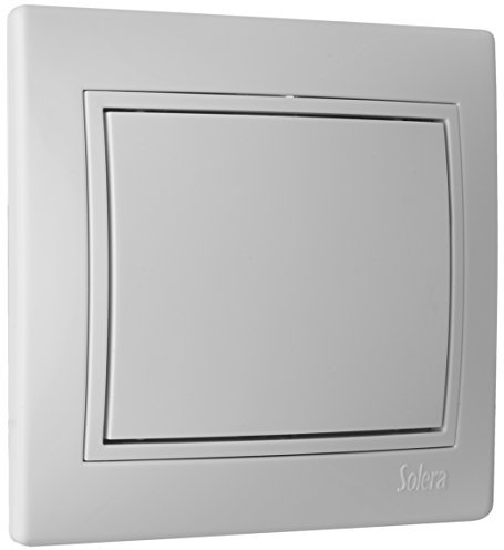 SOLERA 42964 Tapa CIEGA DE EMPOTRAR Blanco 83X81X10MM Mecanismo Completo S.Europa, Neutro