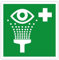 Aufkleber Rettungszeichen „Augenspüleinrichtung“ Symbol Folie selbstklebend nach ISO 7010 E011 | 5-40 cm Made in Germany, Größe: 10x10cm