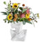 Dekovase Vase Gesicht Blumenvase 25 cm Hoch Deko Modern Design Keramik (Weiß)