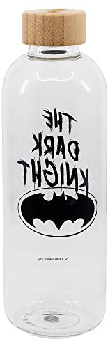 Stor8412497855025Vidrio Botella, 1030 ml Capacidad, Símbolo de Batman