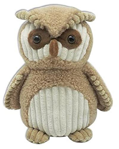 Puckator Fleece Owl Fabric Door Stop, Indoor Only, Weighted Sand Filling, Cuddly Home Office Animal Door Stopper