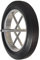 Oxeo Roue de brouette increvable Jante métal Ø270 mm - Pneu 385 x 66 mm - Axe soudé Ø20mm Longueur 242mm