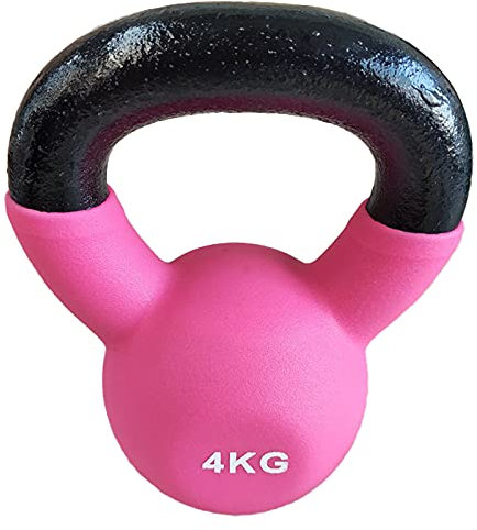 IM Fitness Ironman 4kg Cast Iron Coated Kettlebell