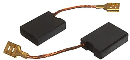 Paxanpax PSE009 Compatible Angle Grinder Motor Carbon Brushes for Bosch GWS (6.3mm x 16mm x 22mm, Pack of 2),Black
