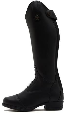 Moretta - Stivali alti da equitazione Luisa per bambini/ragazze, Nero , 34 EU