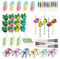 120PCS Cocktail Accessories for Drinks Reusable Cocktail Umbrellas Decoration for Drinks Cocktail Decorating Supplies with Cocktail Sticks Paper Umbrella for Food Drink Summer Party
