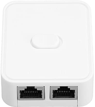 2 Port Gigabit Ethernet Unmanaged Switch, 1000mbps PoE Switch, geräuschloser Betrieb Ethernet Splitter, Gigabit Ethernet Switch Netzwerk Hub Ethernet Splitter