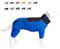 Hundemantel, warme Hundejacke, 4 Beine bedeckt, wasserdicht, Winddicht, reflektierende, warme Hundeweste, Hundeschneejacke für kleine, mittlere und große Hunde.Blue 2XL
