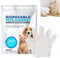 GNAUMORE Disposable Pet Cleaning Glove Wipes,Dog Wipes Gloves Wash Free Gloves,Wash Free Wipes Dog Cleaning Gloves Wipes,Gentle Deodorizing Pet Finger Wipes,Multifunctional Quick Bath Dog Wipes