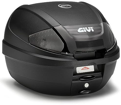 Givi E300nt2+451fz Topcase + Monolock-Anschluss 30 Liter kompatibel mit Kawasaki Versys 650 2010 2011 2012 2013 2014 mototopgun