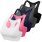 HBselect Sport BH Bustier Damen Bralette Nathloser mit Polstern Sportbekleidung Baumwolle ohne Bügel atmungsaktiv Joggen Yoga Jumping Fitness Schwarz Grau Weiß Rosa Dunkelblau XL