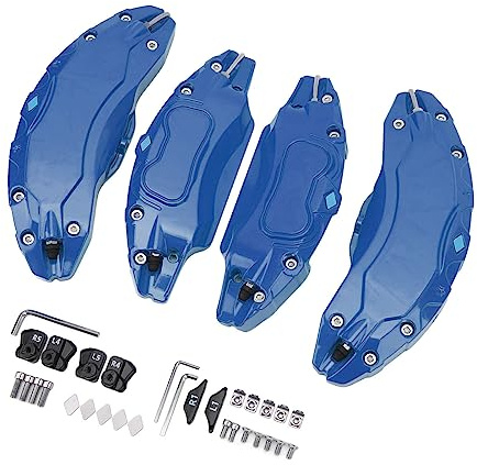 Copri Pinza Freno, Copri Pinza in Lega di Alluminio per Mozzo Ruota Modello Y da 19/20 Pollici (BLUE)