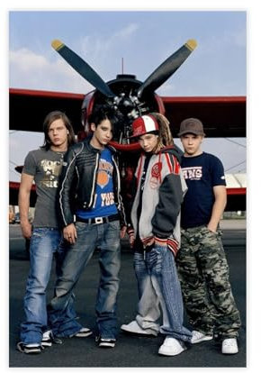 AAVEDA Tokio Hotel 11 Leinwand-Poster, Schlafzimmer-Dekor, Sportlandschaft, Büro, Raumdekoration, Geschenk, ungerahmt, 30 x 45 cm