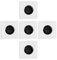 Housoutil 5pcs Hide Wires In Wall Cable Management Wall Plate Pass Through Cable Outlet Cover Plate Rubber Hole Grommet Cable Management