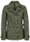Gipsy - Damen Echtleder Lederjacke Gürtel Lammnappa Jade grün Größe M