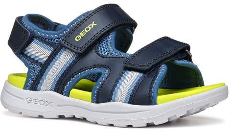 Geox J VANIETT BOY B, Boys’ Sandal, Navy/Lt Blue,