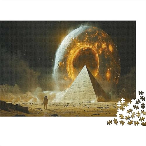 lihuogongsio Pyramide Puzzle Für Erwachsene 1000 Puzzle Altes Ägypten Erwachsene Anspruchsvoll Puzzle Puzzlegröße Puzzle Unmögliches Puzzle Spielzeug Geschenk Premium Quality 1000pcs (75x50cm)