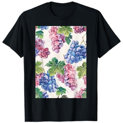 Modello minimalista Art Grape Fruit Maglietta