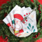Dijia Stoffservietten 4er-Set – Weihnachts-Stoffservietten, Wiederverwendbare Weihnachtsservietten für Abendessen, Partys und Veranstaltungen, 44,5 x 44,5 cm