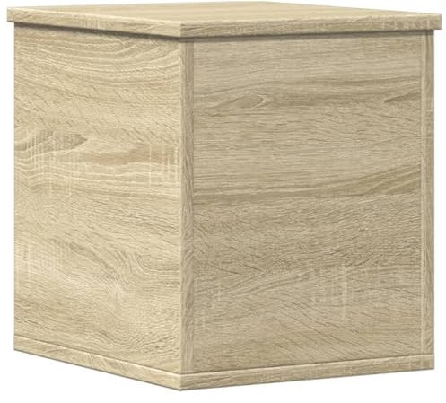 Kangmusi Truhe Sonoma-Eiche 30x35x35 cm Holzwerkstoff, kangmusi840669