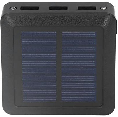 DEWIN Solar Power Bank,10000mAh 3 USB Portable Charger Solar Power With LED Light for Outdoor Camping Fishing