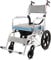 rollstühle Rollstühle wasserdicht faltbarer Radstuhl Aluminiumlegiermaterial mit massiver Reifen-Toilette Ultra-Licht adulter tragbarer Rollstuhl faltbarer rollstuhl