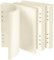 Vicloon Ricarica di Carta A5, 90 Fogli Ricariche di Compatibili con 6 Fori, Carta a Puntinati 21 * 14.2cm per Agende, Planner, Diari, Progetti Fai-da-te, A Righe, Schizzi, Pittura (Reticolo)