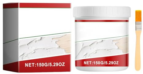 Graue Mehrzweck-Holzspachtel, 500 ml, ideal zum Reparieren von Rissen und Löchern auf Holzböden, Möbeln und Schränken