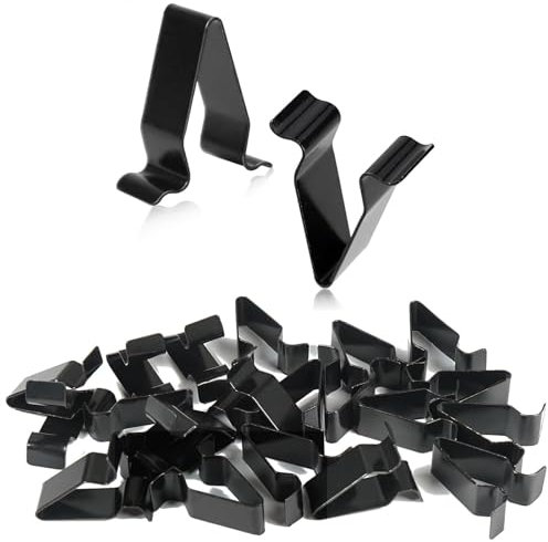 50 Stück Innenverkleidung Befestigungs Metall Clip Compatible mit Vw Caddy Clip Auto Klipse Klammern Verkleidung Halteklammer Befestigungsclips(Schwarz)