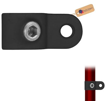 GeZu Impex Single Male Swivel Clamp Ø 27 mm Hot Dip Galvanised Black Powder Coated Single Male Fitting Key Clamp