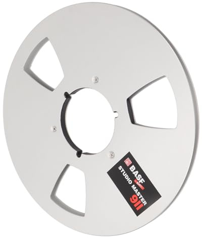 RASTKY Rollen Sie Sich auf Klebeband 1/4 10 Zoll Leeres Bandrollen -Aluminium -Legierungs Reel Tonband Recorder Accessoire Nab Elektronik/Zubehör & Vorräte/Kabelverwaltung/Kabelrollen (Silver)