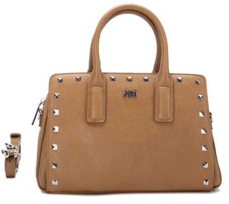 XTI - Handtasche Damen Kamel - Modernes und praktisches Design - Ideal für jede Gelegenheit - Modell 18453402