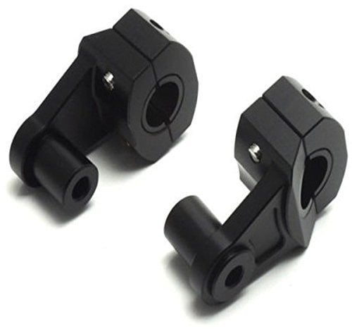 SUNDELY® Black 22mm/28mm 7/8/1 Inch Handlebar Riser Mount Clamps for Motorcycle Dirt Bike
